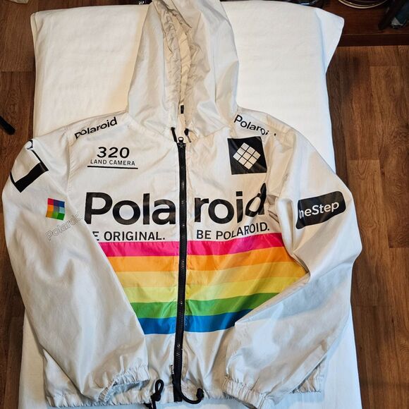 Polaroid Windbreaker Jacket sz M - Picture 1 of 10